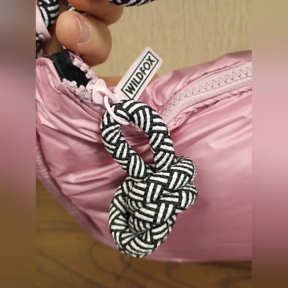 NWT Wildfox Puffer Pink Crossbody Purse Bag - Picture 8 of 10